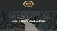 Desktop Screenshot of blacklocustwood.com